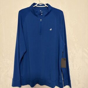 G/Fore G4 Men's Golf Pullover 1/4 Zip XL Royal Blue New With Tags